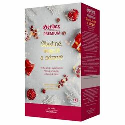 Herbex čaj Šťastné,veselé&amp;zdravé 60x1,5g VÝPREDAJ