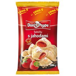 Mrazené Pirohy s jahodami 1kg Don Peppe