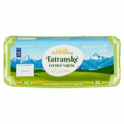 Vajcia podstielkový chov M 10ks Tatranské