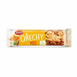 Tyčinka Orechy &amp; med 35g Emco