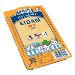 Syr Eidam Jihočeský 45% 100g Madeta VÝPREDAJ