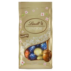 Lindt Lindor Eggs zmes čokolád s tekutou náplňou 180g