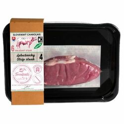 Hovädzí Strip steak Charolais cca 400g FarmFoods