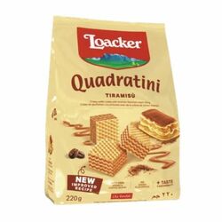 Loacker Quadratini oblátky Tiramisu 220g