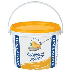 Jogurt krémový marhuľa 3kg Hollandia VÝPREDAJ