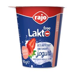 Jogurt Lakto Free jahoda 145g Rajo