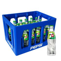7UP zero sugar sklo 24x250ml*ZO