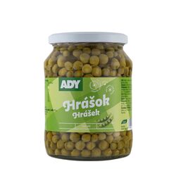 Hrášok v slanom náleve 720ml (680g) Ady