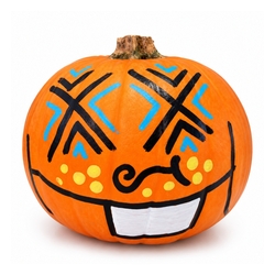 Tekvička Halloween maľovaná
