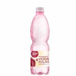 Lucka pramenitá voda kolagén čerešňa 0,5l*ZO