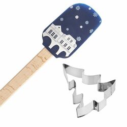 Orion Stierka 29cm s vykrajovačkou Stromček modrá