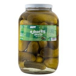 Uhorky sterilizované 9-12cm 3720ml (3500g) Ady