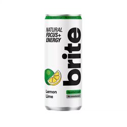 Brite Natural Focus Energy Lemon lime 330ml*ZO