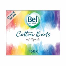 Bel Face&amp;Body Rainbow vatové tyčinky 160ks