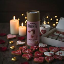 Zmes na pečenie cookies jahoda a biela čokoláda 720g Doris Cookies