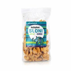 Allnature Chrumky bezlepkové Slony jablko škorica 80g