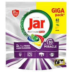 Jar Platinum Plus Lemon tablety do umývačky 82 tabliet