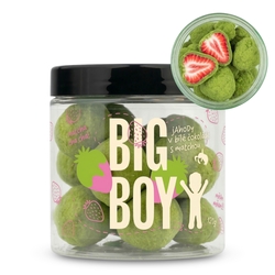 Lyofilizované Jahody v matcha a bielej čokoláde 120g Big Boy®
