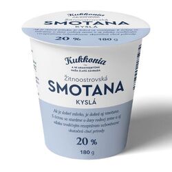 Smotana kyslá 20% 180ml Kukkonia VÝPREDAJ