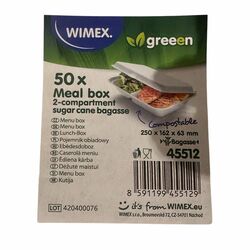 Box menu 2dielny WI45512,50ks
