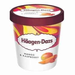 Mr.Häagen-Dazs zmrzlina Mango, malina 460ml