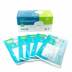 Respirátor biely FFP2NR FAMEX FAGO101 balenie 20ks