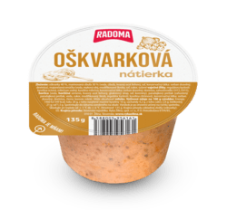 Nátierka oškvarková 135g PRETO Radoma