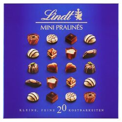 Lindt Mini Pralinés čokoládové  bonbóny z mliečnej a horkej čokolády 100g
