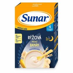 Sunar mliečna kaša ryžová na dobrú noc banán 210g