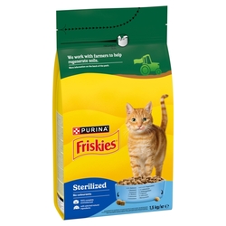 Friskies Sterilised granule pre mačky losos 1,5kg