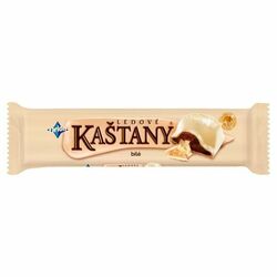 Ledové Kaštany v bielej čokoláde 45g Orion