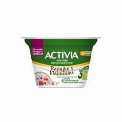 Activia jogurt Raňajky s vlákninou Červené ovocie 170g Danone