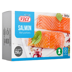 Mrazený Losos atlantický porcie (2x125g) 250g Viči