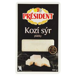 Syr kozí plátky 100g Président VÝPREDAJ