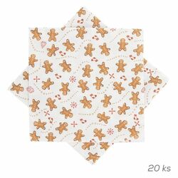 Orion Papierové servítky Perníčky 33x33cm 20ks