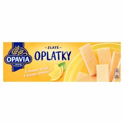 Opavia Zlaté Oplátky citrónová príchuť 146 g