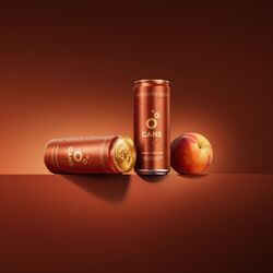 Cans alpská voda broskyňa ľadový čaj 330 ml*ZO