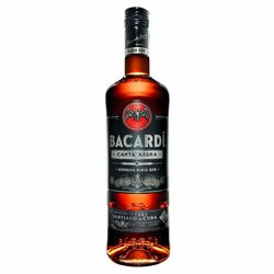 Bacardi Carta Negra Rum 37,5% 0,7 l