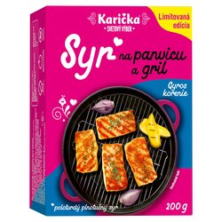 Syr na panvicu &amp; gril typu Halloumi Gyros korenie 200g Karička