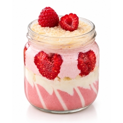 Jogurt Malinová Makronka 350g MůjJogurt