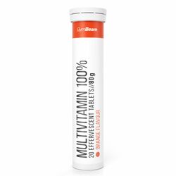 Multivitamín 100% 20ks šumivých tab. 80 g GymBeam