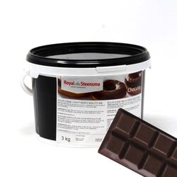 Glazúra tmavá čokoláda 3kg Royal Steensma