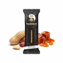 Tyčinka Proteínová Arašidy &amp; Karamel 45g Tigernut