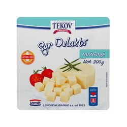 Syr Delakto neúdený blok 200g Tekov