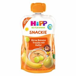 HiPP BIO Hruška, Banán, Biele hrozno, Ovos 120g