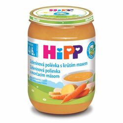 HiPP BIO Zeleninová polievka s morčacím mäsom 190g
