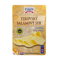 Syr Salámový neúdený plátky 150g Tekov