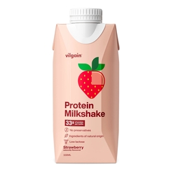 Milkshake Protein jahoda 330ml Vilgain