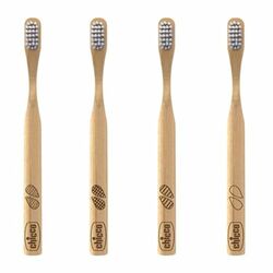 Chicco zubná kefka od 3rokov Bamboo 1ks