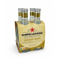 San Pellegrino Ginger beer sklo 4x200ml